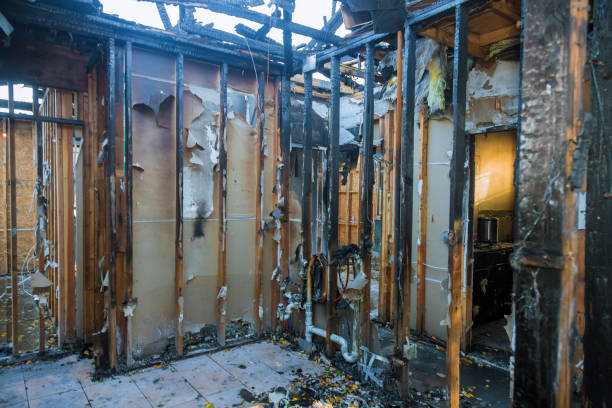 Professional Fire Damage Removal technician working in Franklin, LA